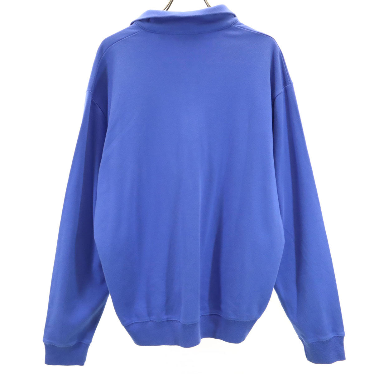 未使用 POLO GOLF RALPH LAUREN ポロゴルフラルフローレン 長袖 ハーフジップ 天竺 カットソー L 青紫 メンズ