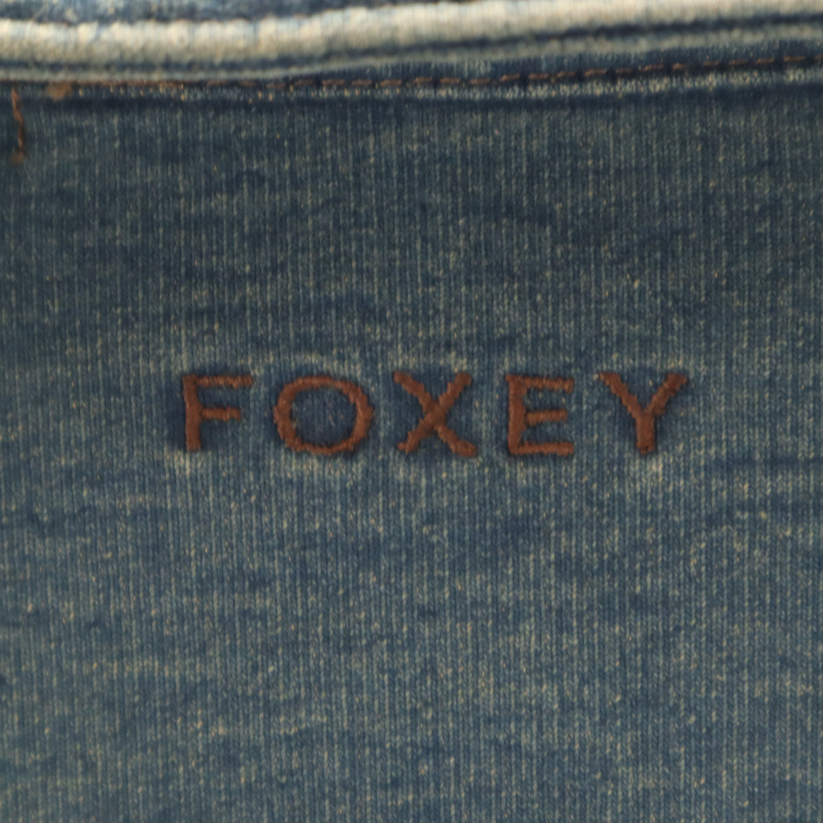 FOXEY NEW YORK フォクシー ニューヨーク 日本製 ジャケット 38 ブルー系 レディース
