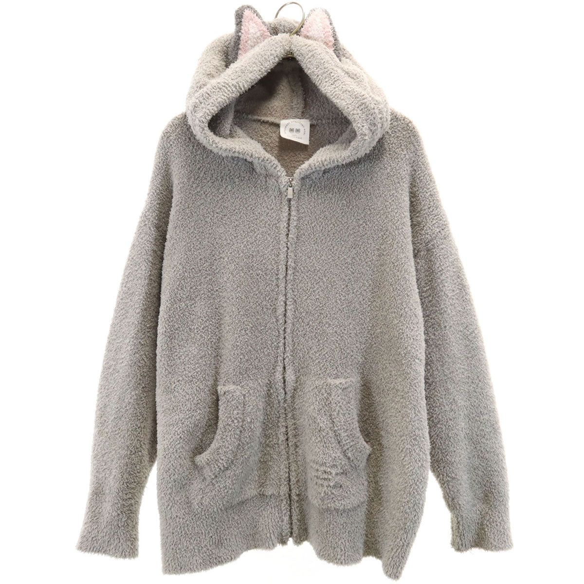 gelato pique ジェラートピケ あつまれ どうぶつの森 コラボ 長袖 キャラクター ジップパーカー F グレー レディース