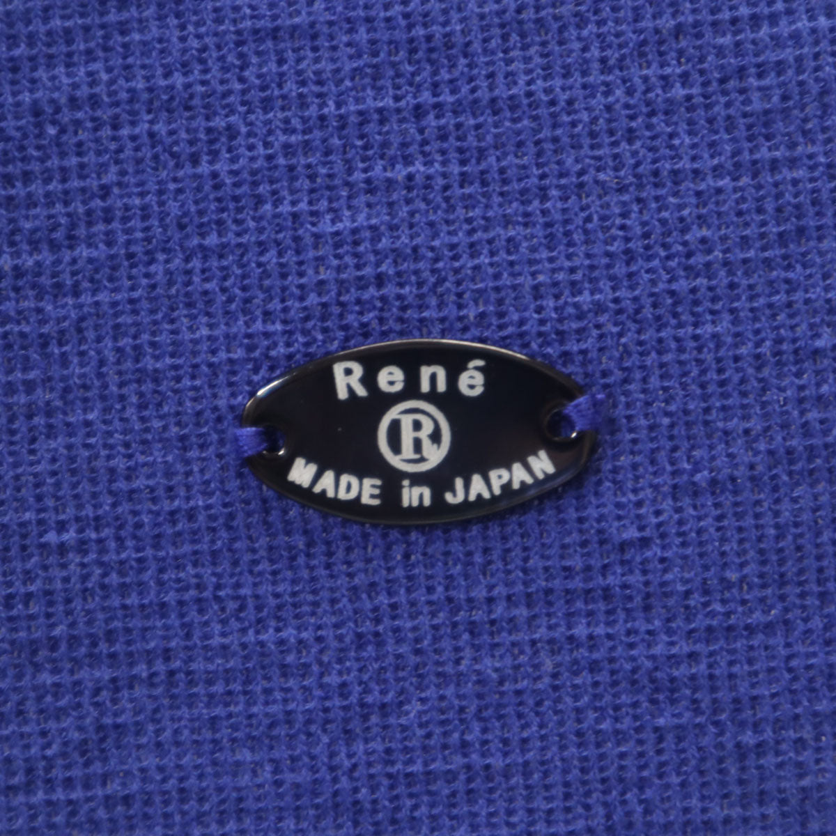 未使用 Rene basic ルネベーシック 日本製 長袖 カーディガン 34 ブルー レディース