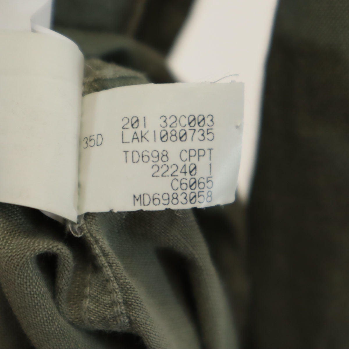 Brunello Cucinelli ブルネロクチネリ リネンブレンド イタリア製 長袖 ミリタリーシャツ S グリーン系 メンズ