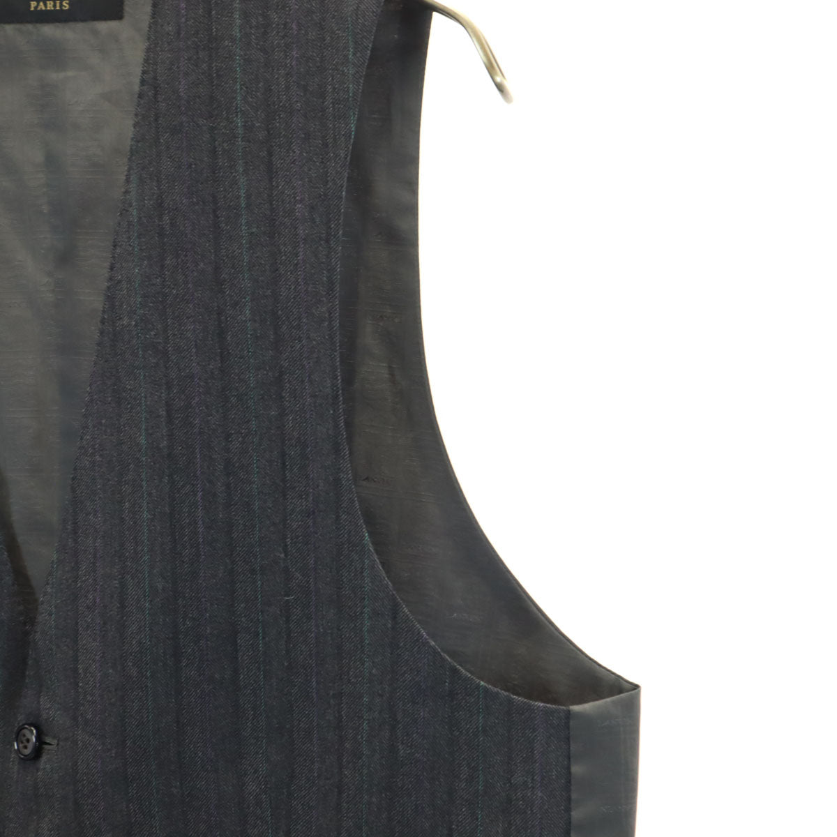 LANVIN ランバン 90s オールド ベスト 46-44 グレー メンズ