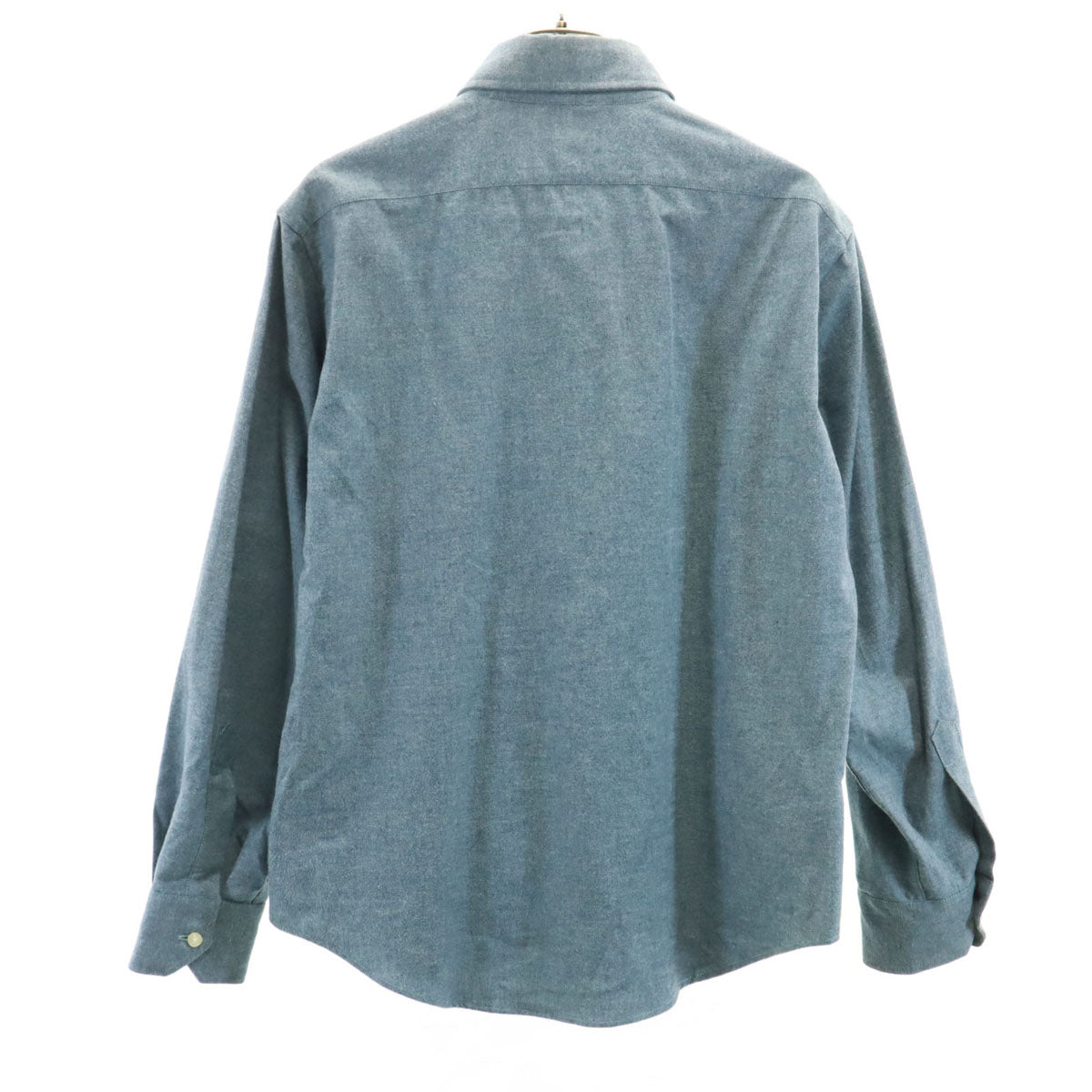 ETRO エトロ イタリア製 長袖 ボタンダウンシャツ 44 ブルー系 レディース
