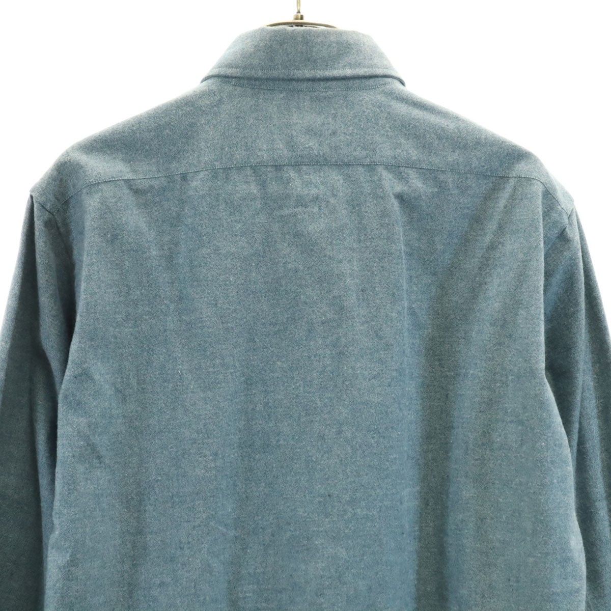 ETRO エトロ イタリア製 長袖 ボタンダウンシャツ 44 ブルー系 レディース