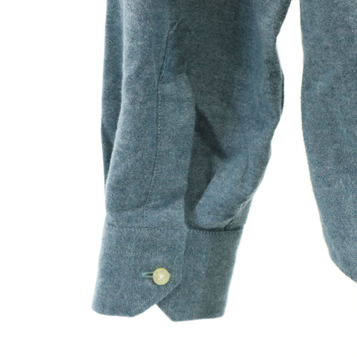 ETRO エトロ イタリア製 長袖 ボタンダウンシャツ 44 ブルー系 レディース