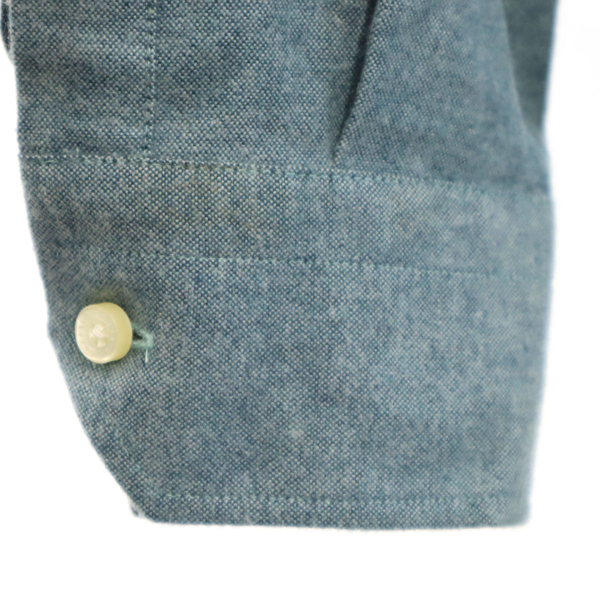 ETRO エトロ イタリア製 長袖 ボタンダウンシャツ 44 ブルー系 レディース