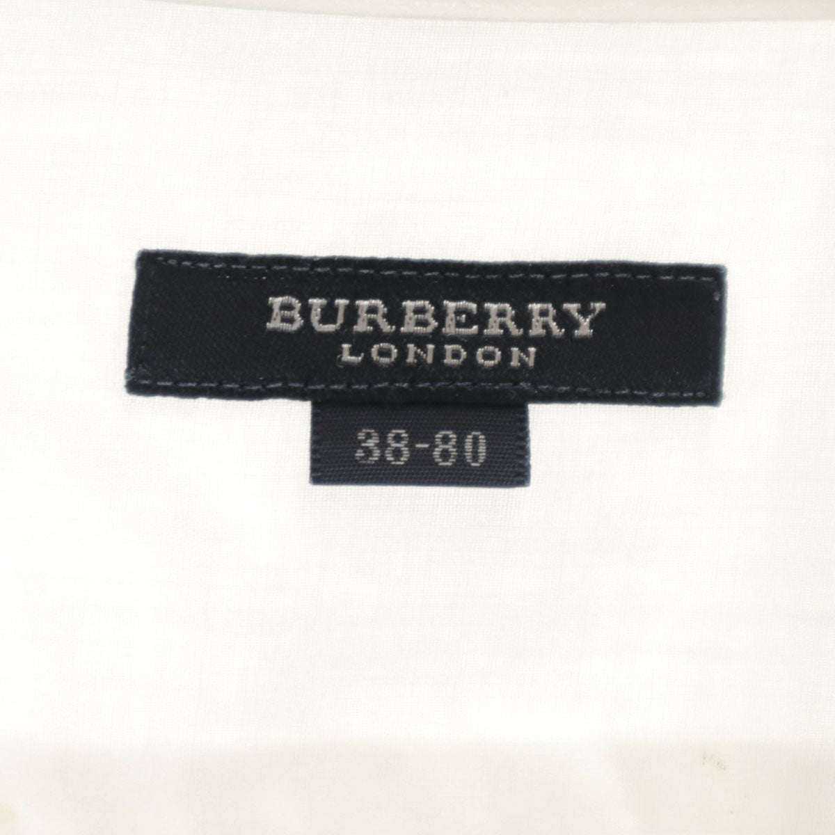 BURBERRY LONDON バーバリーロンドン リネンブレンド 長袖 シャツ 38-80 ホワイト 三陽商会 メンズ
