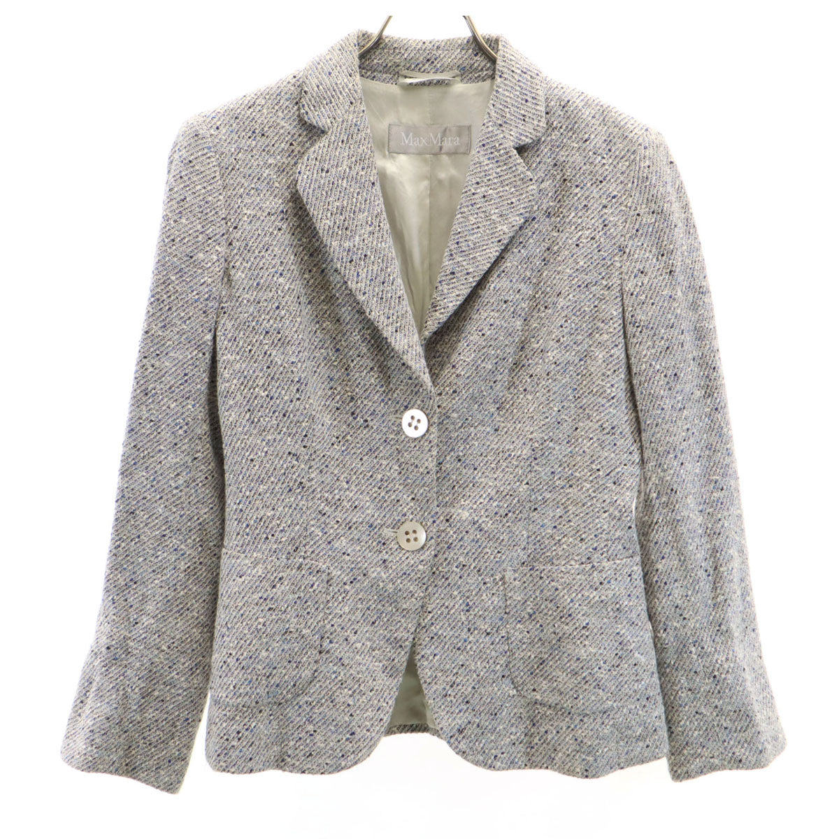 【美品】MaxMara マックスマーラ 白タグ テーラードジャケット イタリア製 Max Mara - 美品 マックスマーラ Max Mara ジャケット 2022年