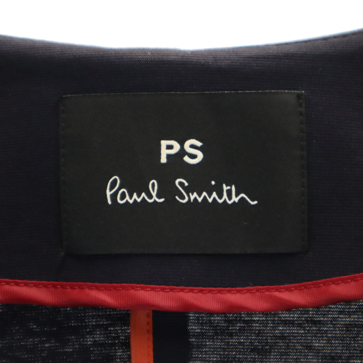 Paul Smith ポールスミス ノーカラージャケット 38 ネイビー レディース