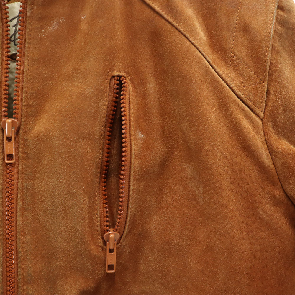 バーマンズ 80s ヴィンテージ ムートンジャケット 40 キャメル メンズ