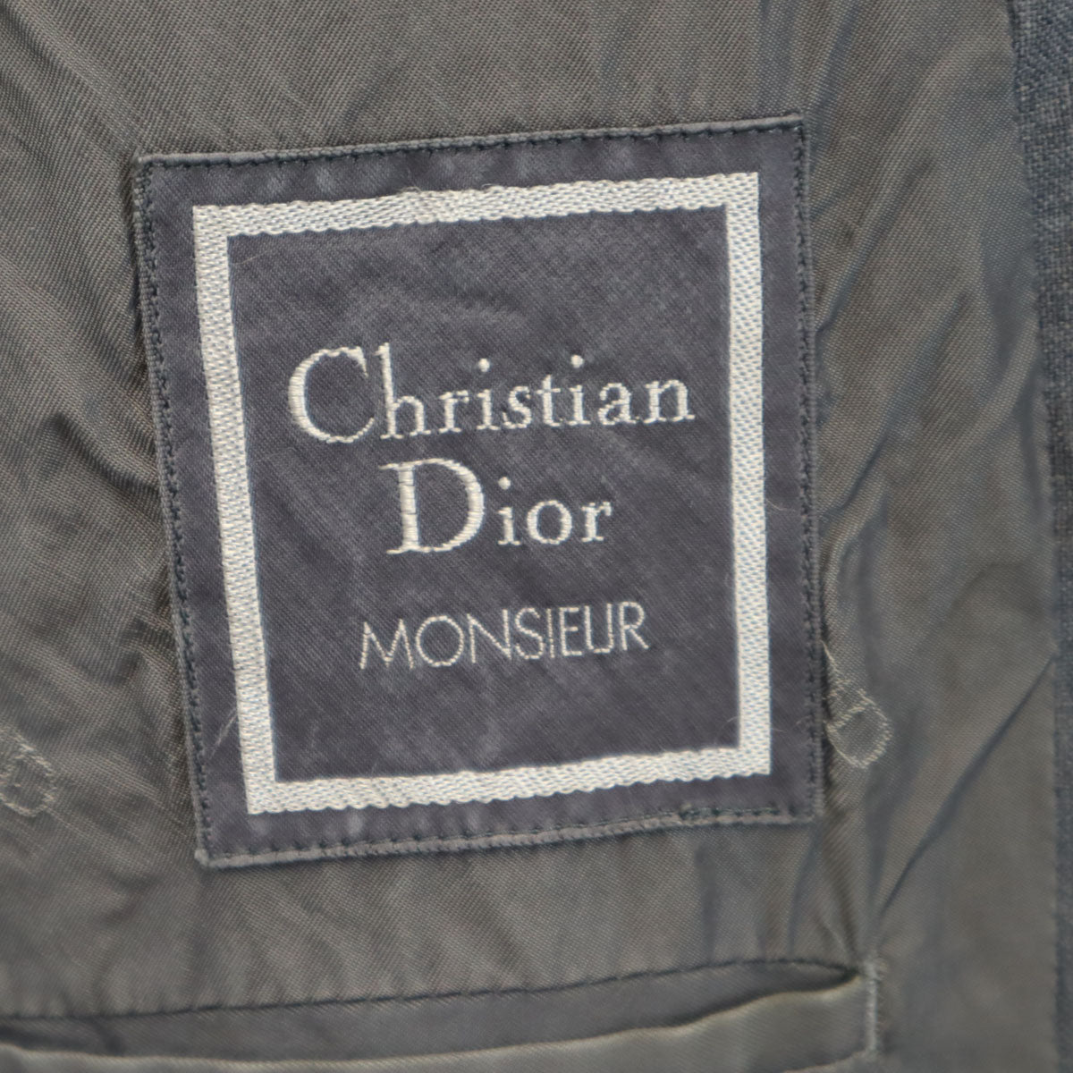 Christian Dior MONSIEUR クリスチャンディオール ムッシュ 90s オールド テーラードジャケット 100-94-170 グレー メンズ