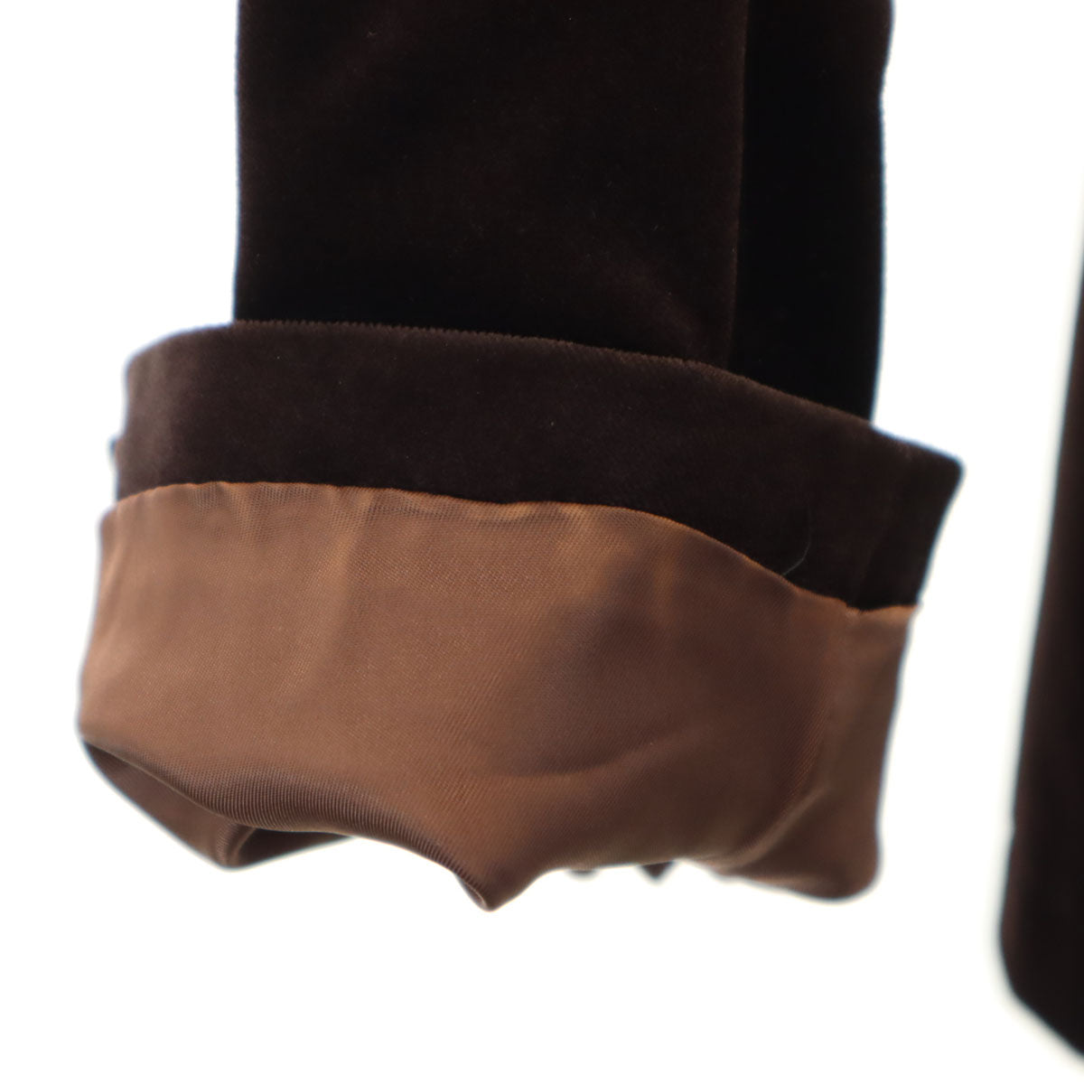 PS Paul Smith ピーエスポールスミス 日本製 ベロア テーラードジャケット M ブラウン メンズ