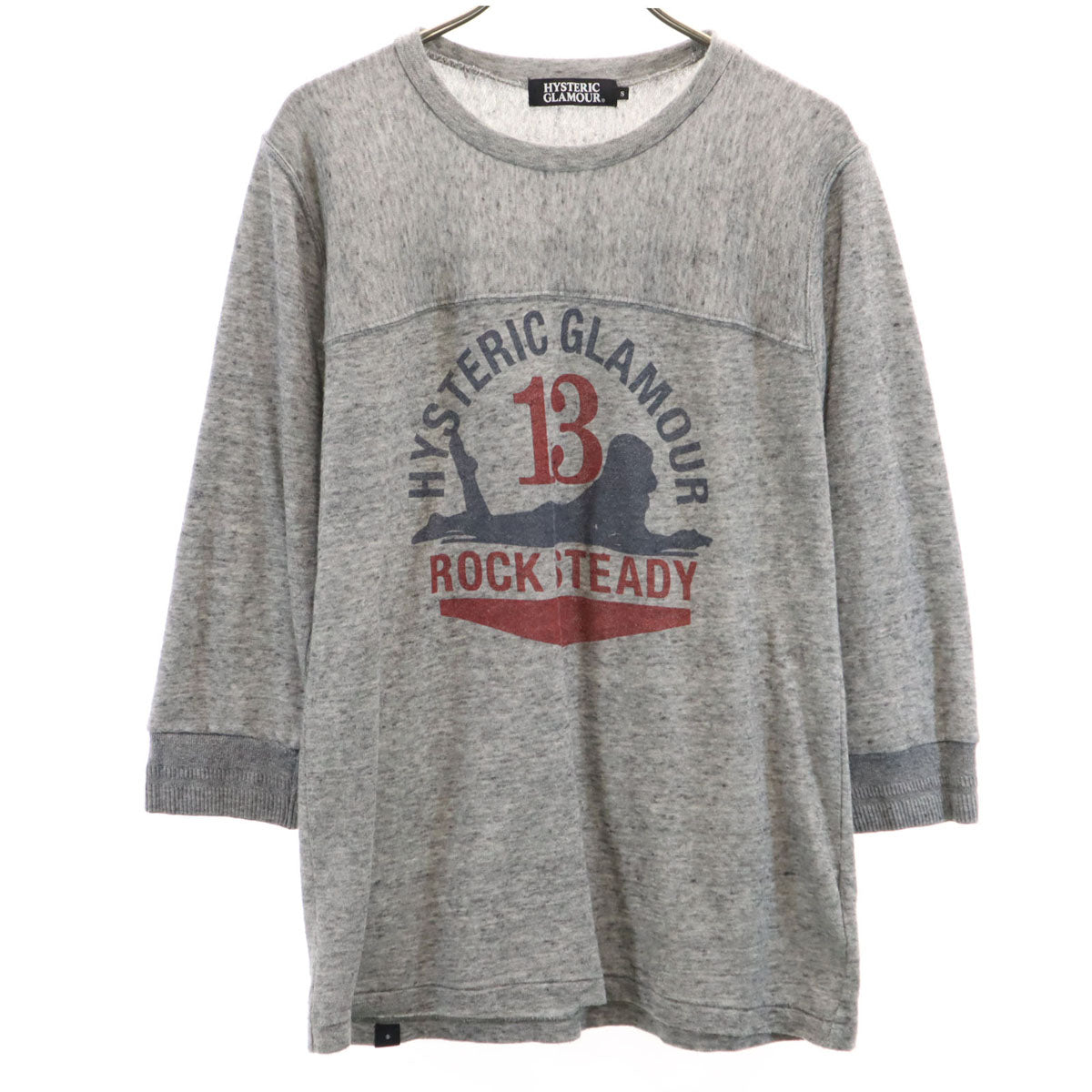 HYSTERIC GLAMOUR ヒステリックグラマー 長袖 Tシャツ S グレー ロンT メンズ