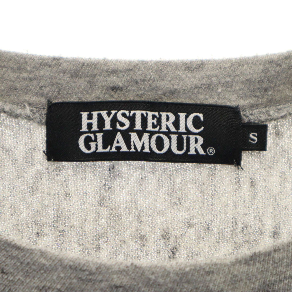 HYSTERIC GLAMOUR ヒステリックグラマー 長袖 Tシャツ S グレー ロンT メンズ
