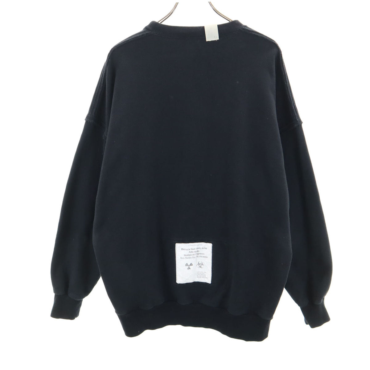 N.HOOLYWOOD エヌハリウッド 長袖 スウェット 40 ブラック トレーナー メンズ