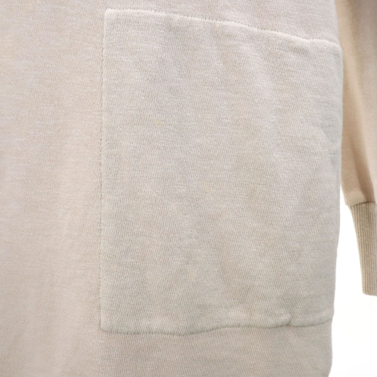 R by 45rpm フォーティファイブアールピーエム 日本製 長袖 チュニック 0 ベージュ系 ワンピース スウェット レディース