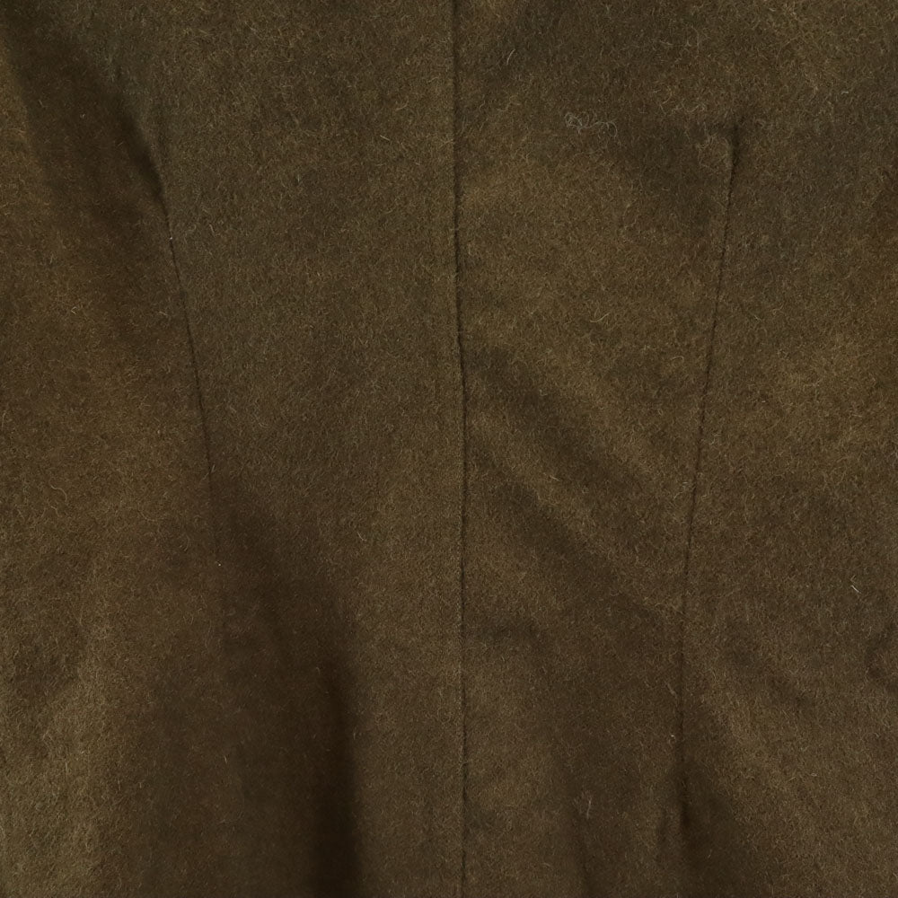 FRENCH ARMY フランス軍 50s ヴィンテージ Vネック ウールジャケット 44L カーキ レディース