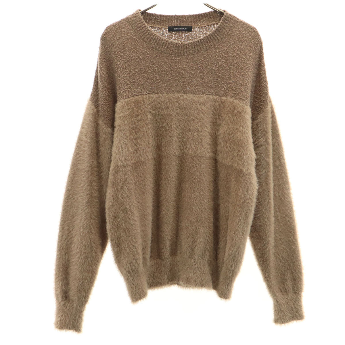 HYSTERICS ヒステリックス 長袖 ジャギー セーター F ベージュ系 ニット ヒステリックグラマー レディース