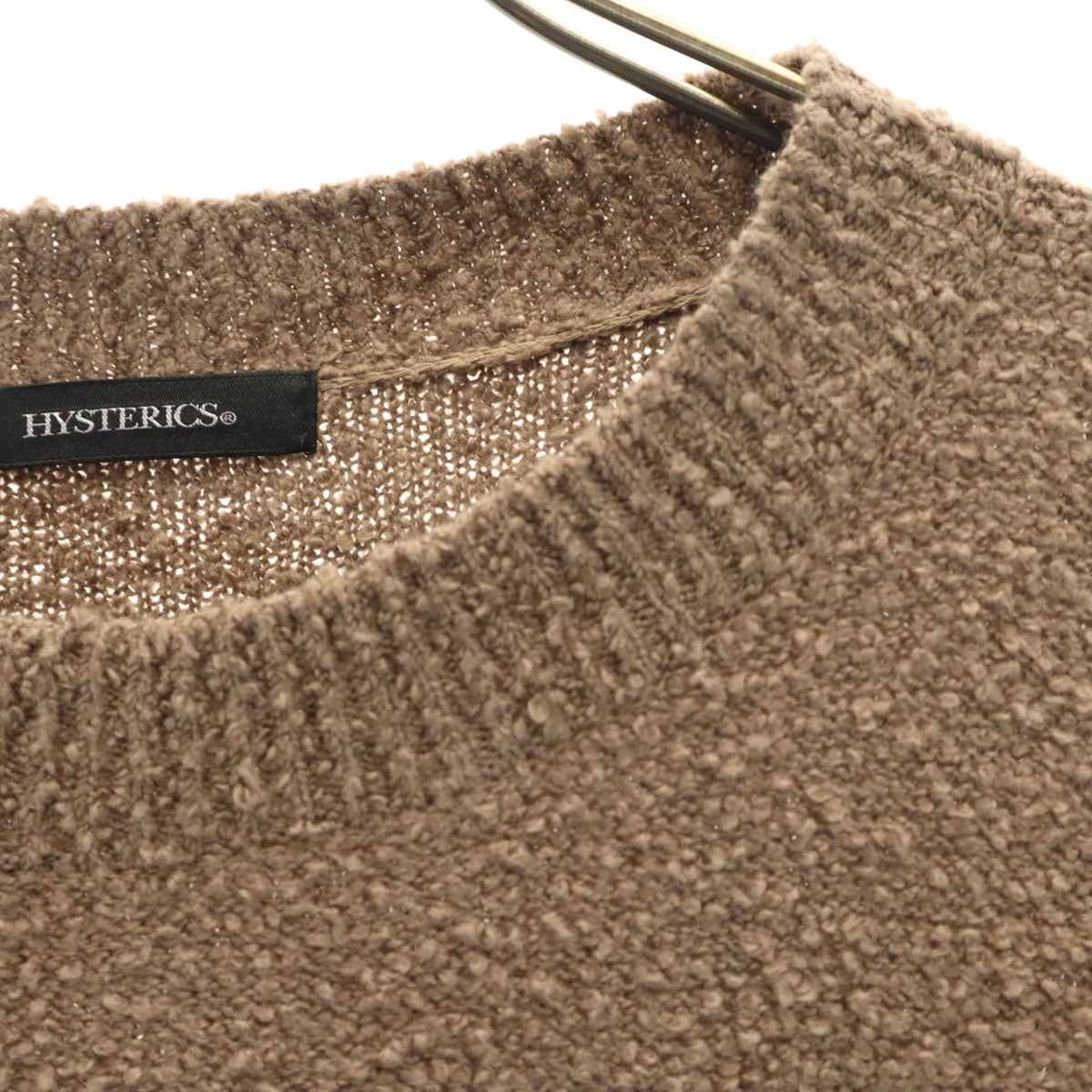 HYSTERICS ヒステリックス 長袖 ジャギー セーター F ベージュ系 ニット ヒステリックグラマー レディース