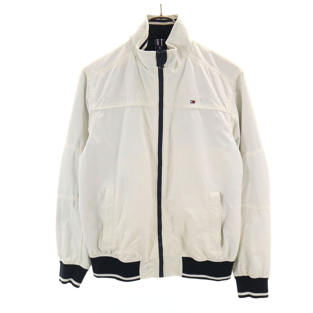 TOMMY HILFIGER トミーヒルフィガー ナイロンジャケット S 白 メンズ