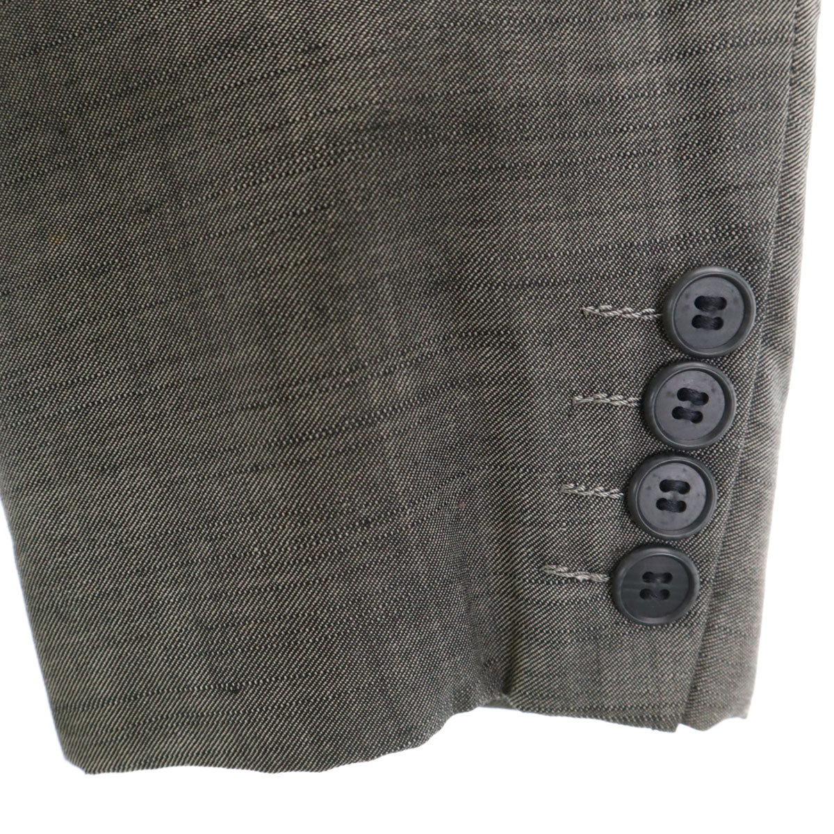 Christian Dior クリスチャンディオール 90s シルクブレンド オールド テーラードジャケット AB-4 グレー メンズ