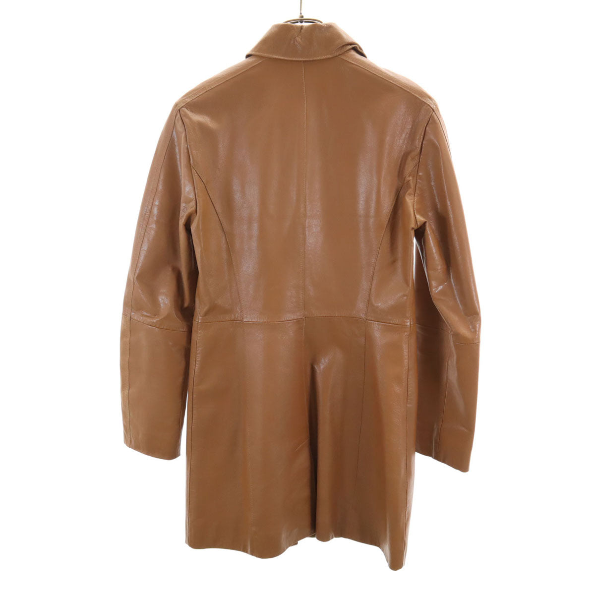 ARMANI EXCHANGE アルマーニエクスチェンジ 90s オールド レザーコート S キャメル レディース