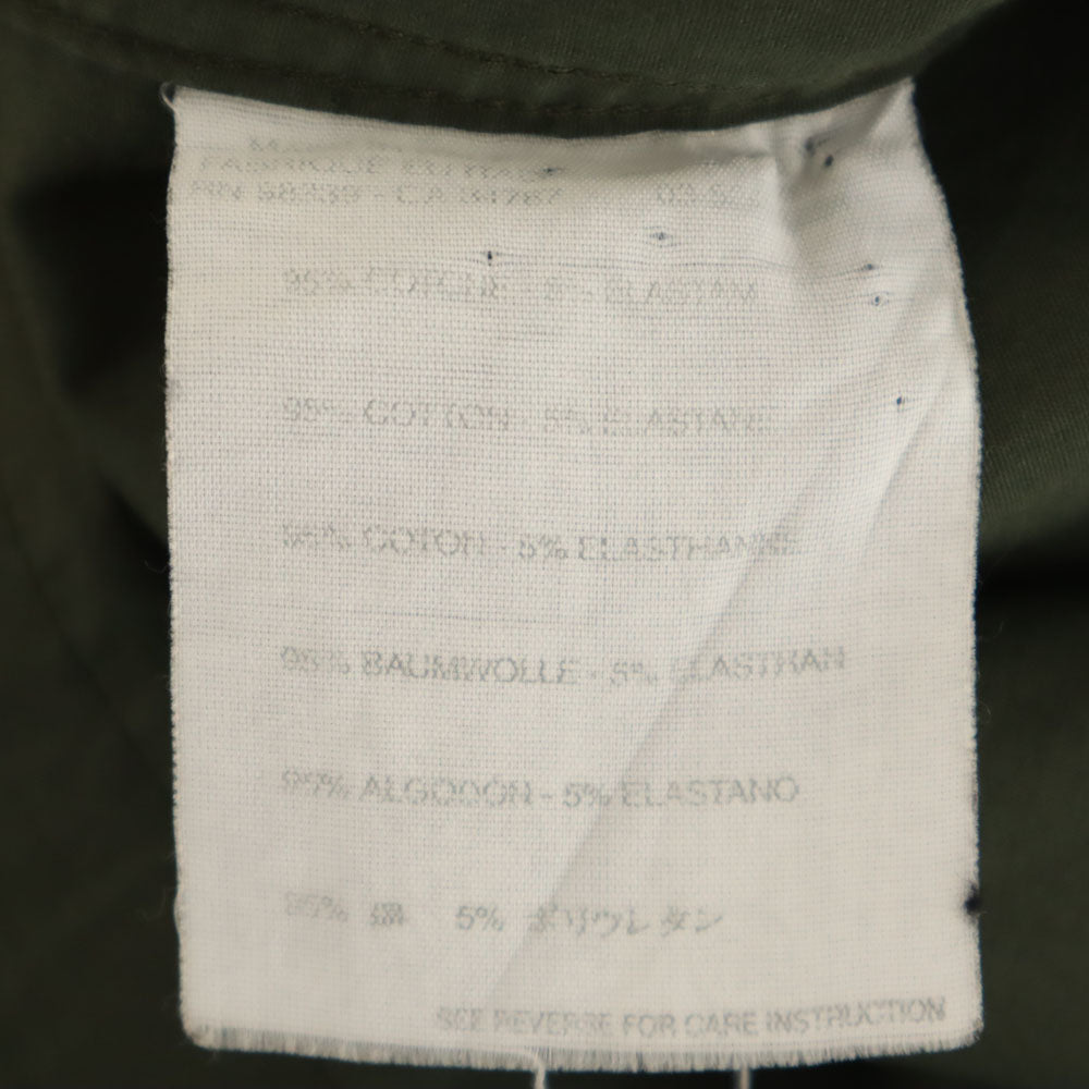 MIUMIU ミュウミュウ イタリア製 長袖 ボタンダウンシャツ 38/15 カーキ メンズ