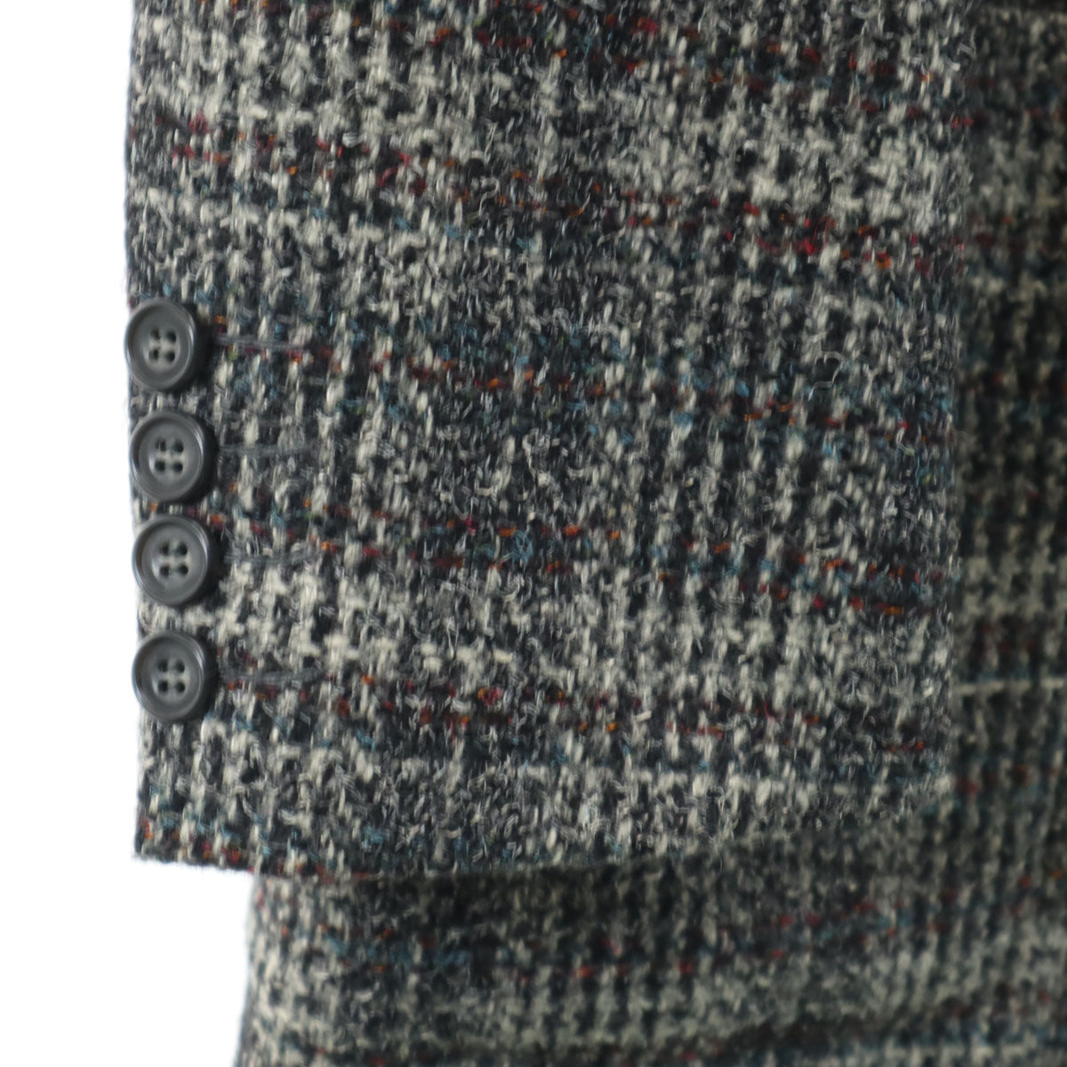 Christian Dior MONSIEUR クリスチャンディオール ムッシュ 90s オールド チェック柄 テーラードジャケット 95-86-170 グレー メンズ