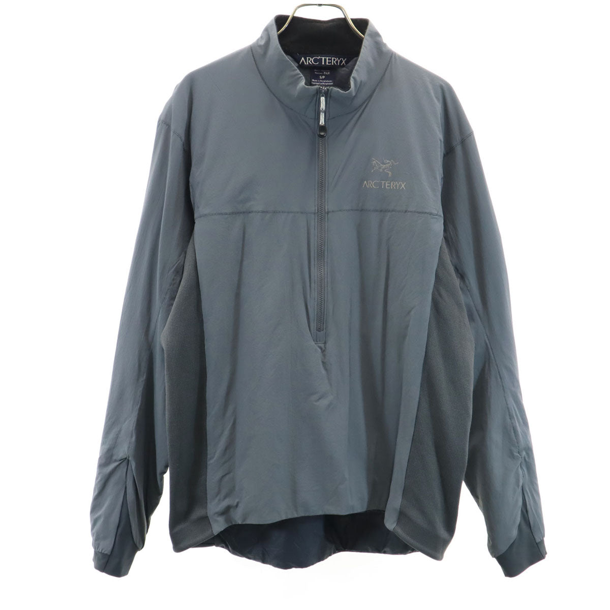 ARC'TERYX アークテリクス 長袖 ハーフジップ ウェア S グレー アウトドア メンズ