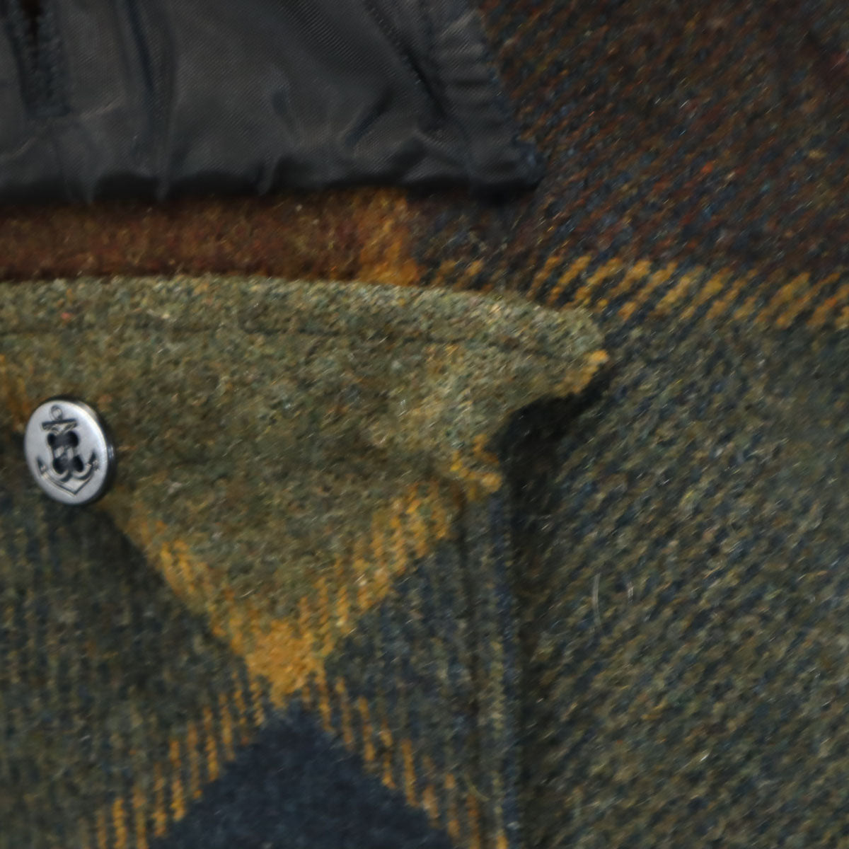 TOWNCRAFT タウンクラフト 70s ヴィンテージ チェック柄 長袖 ネルシャツ M イエローブラウン ペニーズ メンズ