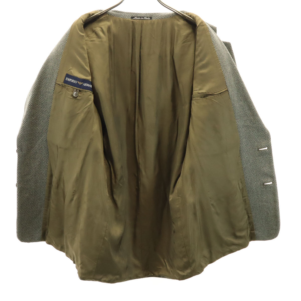 Emporio Armani エンポリオアルマーニ 90s イタリア製 オールド テーラードジャケット ベージュ系 メンズ