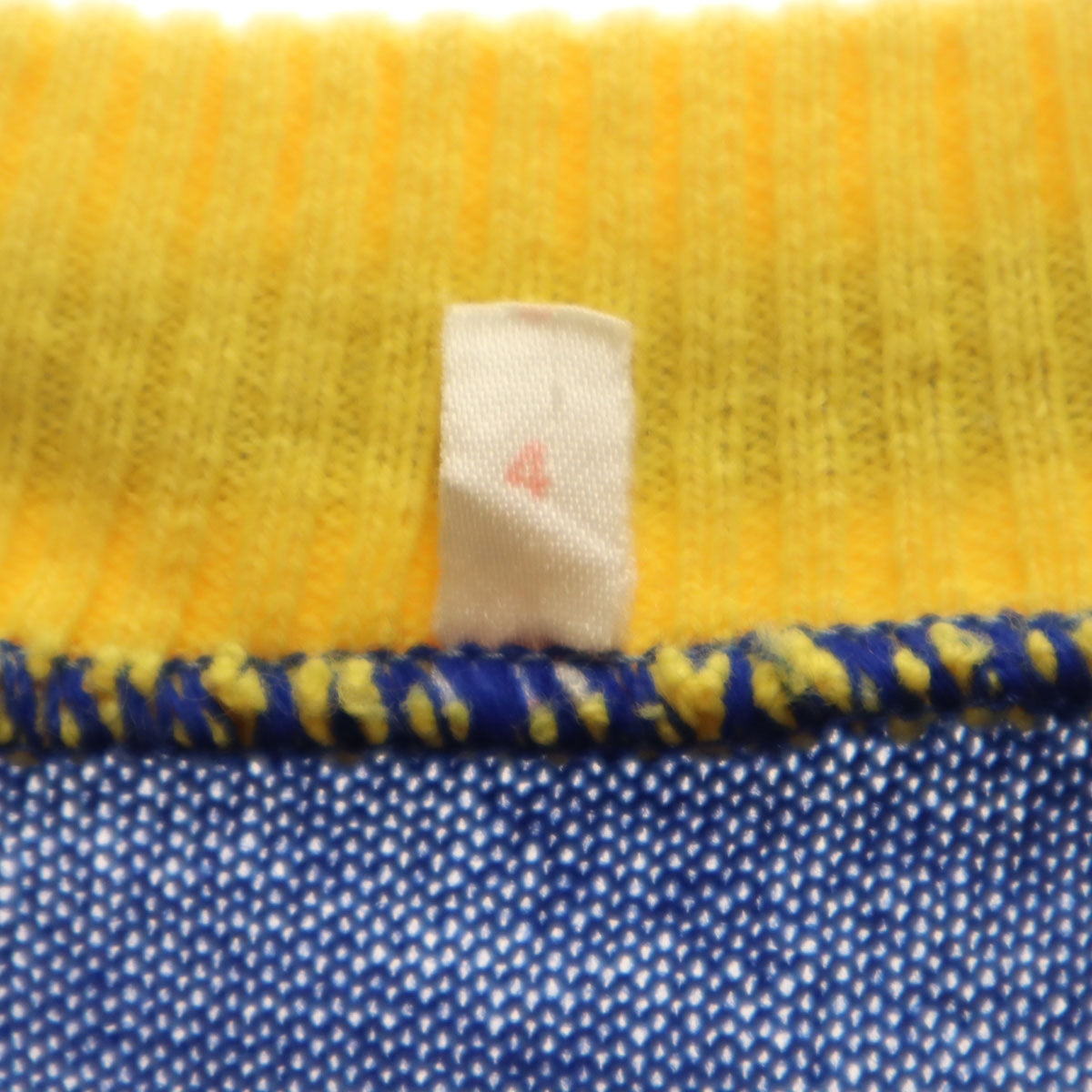 80s 90s オールド ASPTT 長袖 ハーフジップ サイクリング ニット 4 ブルー メンズ