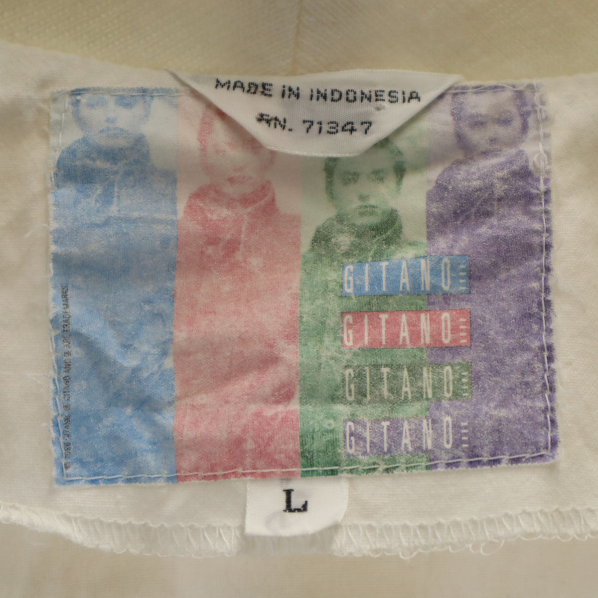 GITANO 90s オールド ジャケット L ホワイト メンズ