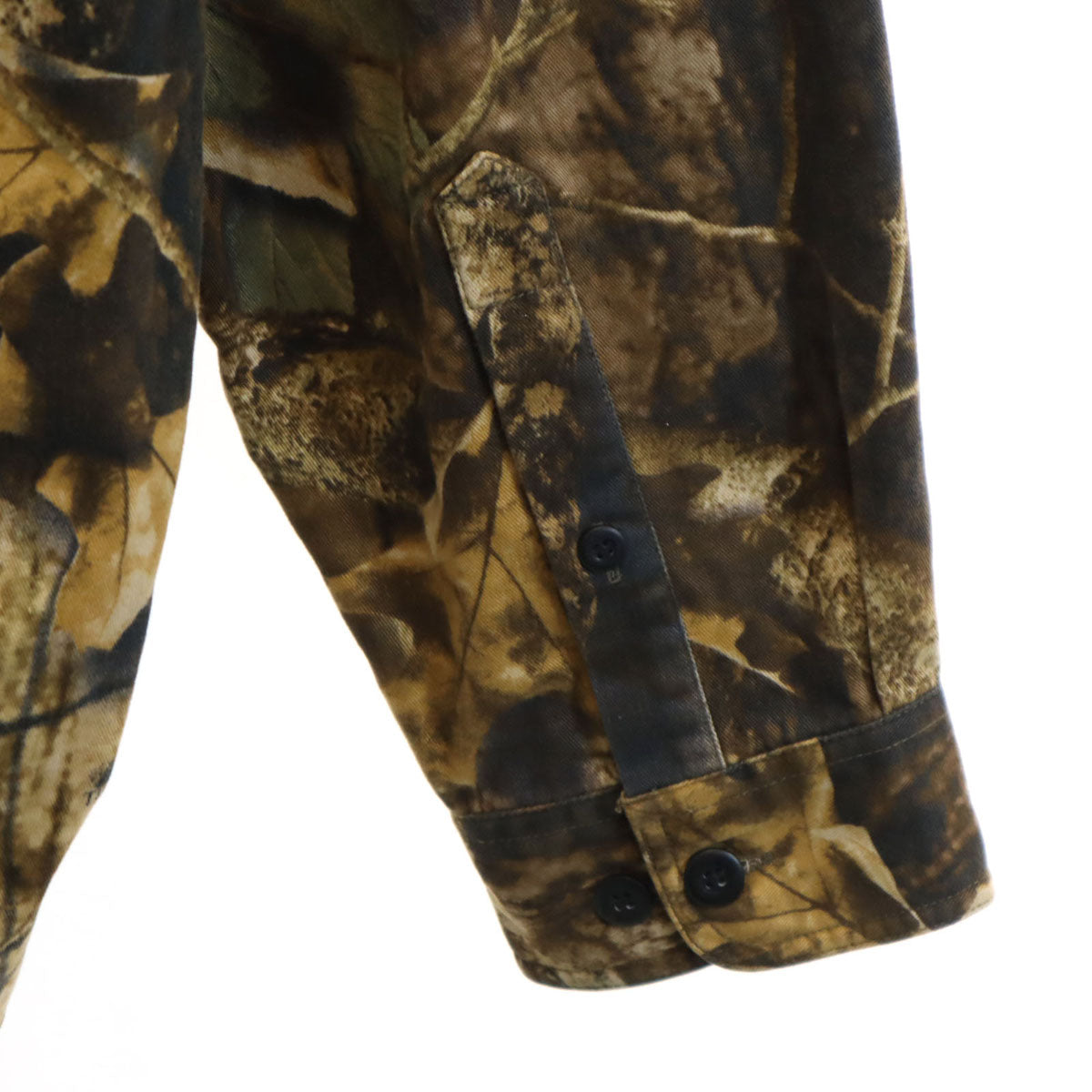 Columbia コロンビア リアルツリー柄 長袖 ボタンダウンシャツ XXL ブラウン アウトドア ビッグサイズ メンズ