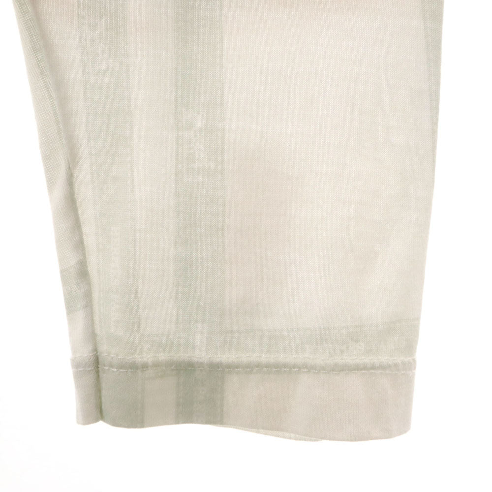 HERMES エルメス イタリア製 長袖 Vネック カットソー M ホワイト レディース