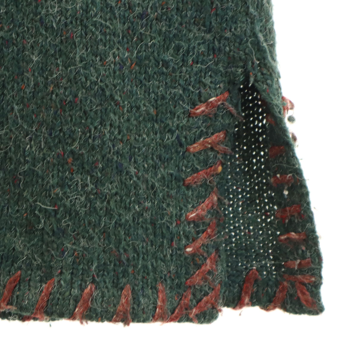 NELL FLOWERS BY J.G.HOOK 80s 90s オールド 長袖 タートルネック セーター M 深緑 ニット メンズ