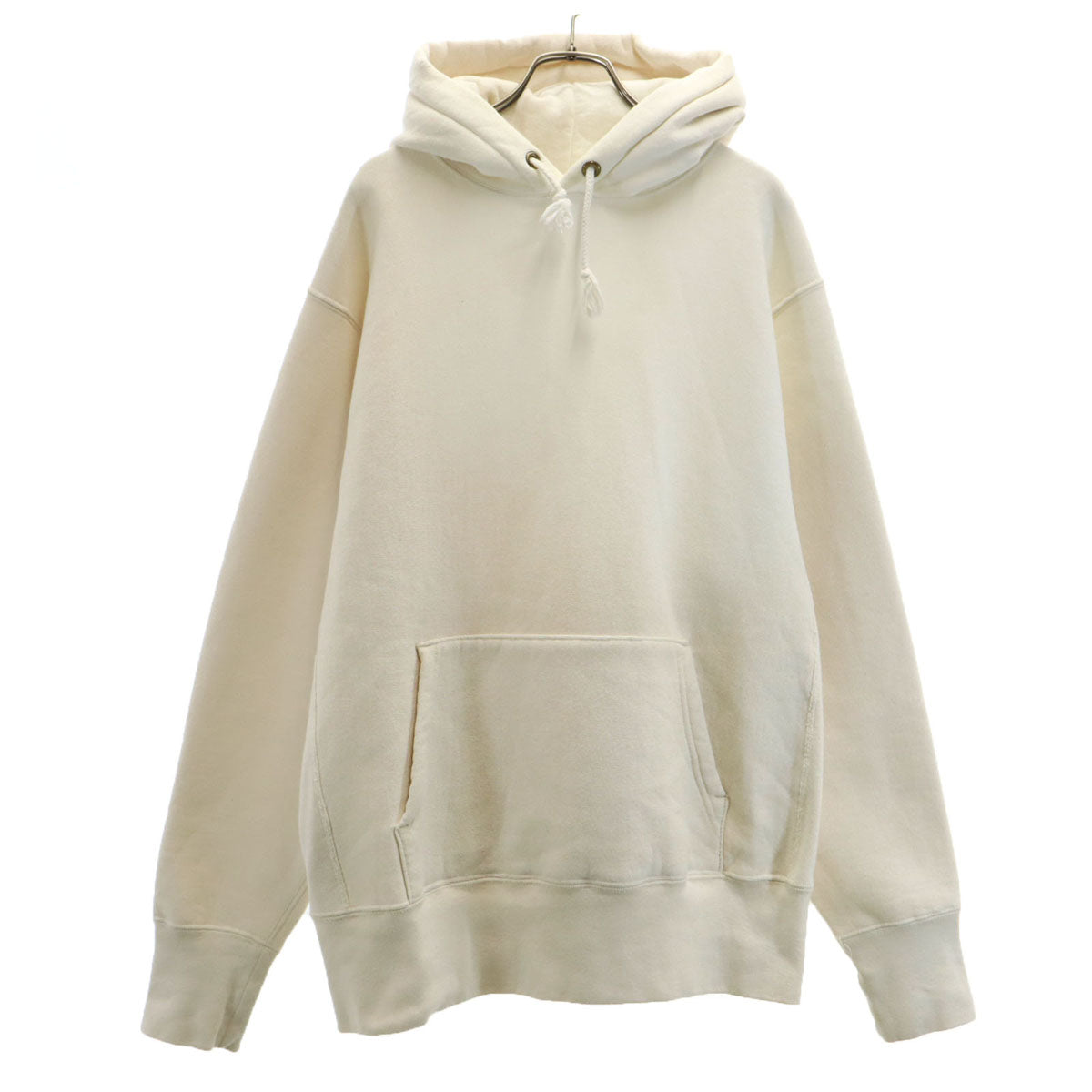 CAMBER キャンバー USA製 長袖 スウェットパーカー L アイボリー 裏起毛 メンズ