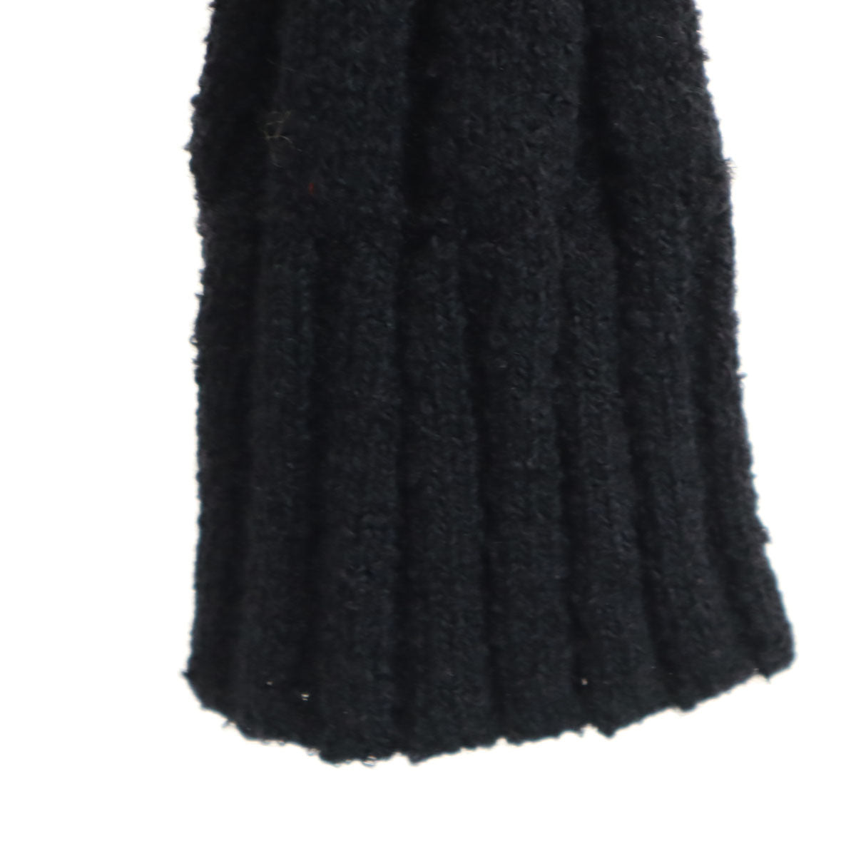 nc candido 70s イタリア製 ヴィンテージ 本革レザー切替 ニットジャケット M ブラック メンズ