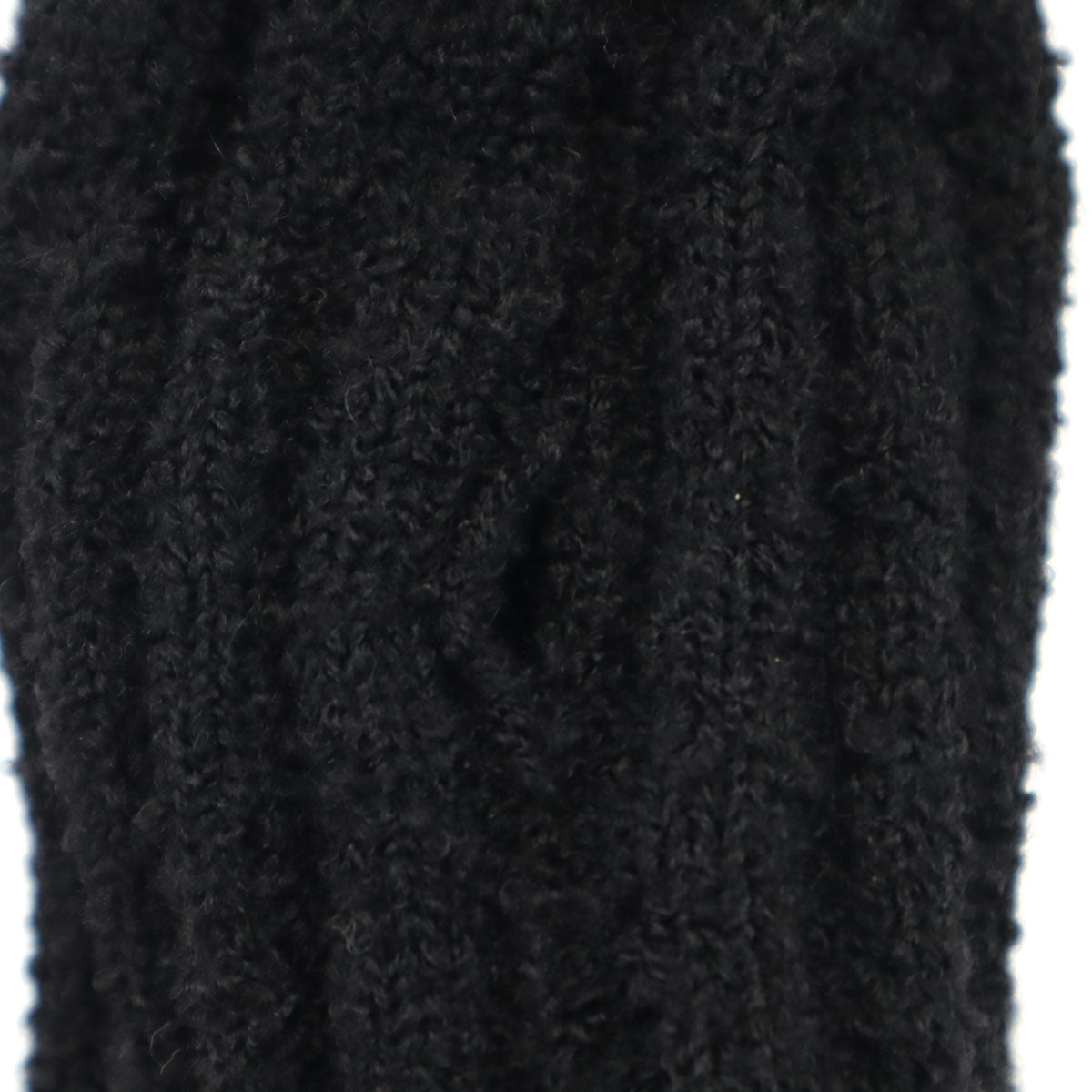 nc candido 70s イタリア製 ヴィンテージ 本革レザー切替 ニットジャケット M ブラック メンズ