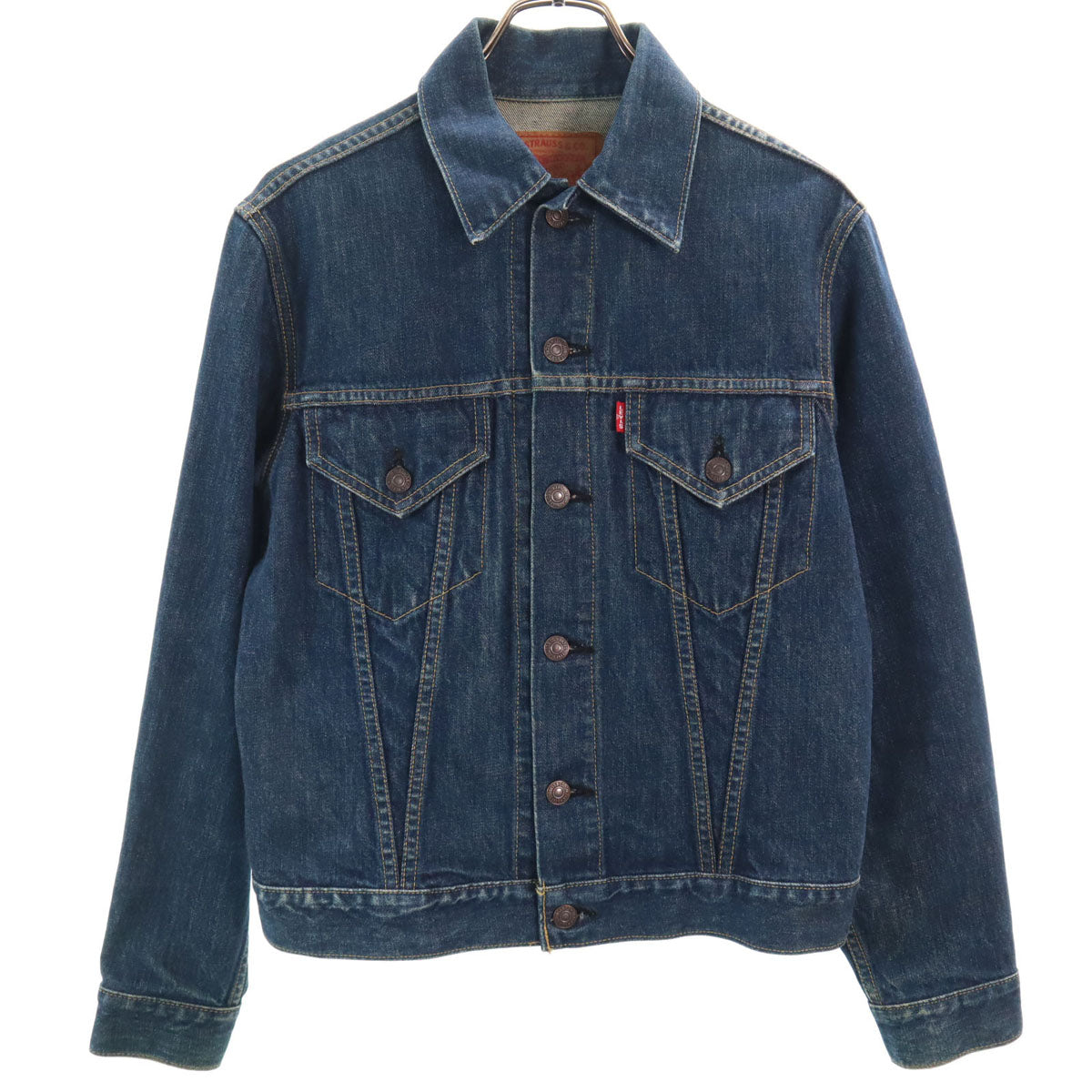 Levi's リーバイス 90s ビッグE 日本製 オールド 復刻 71557 デニムジャケット 36 インディゴ ジージャン メンズ