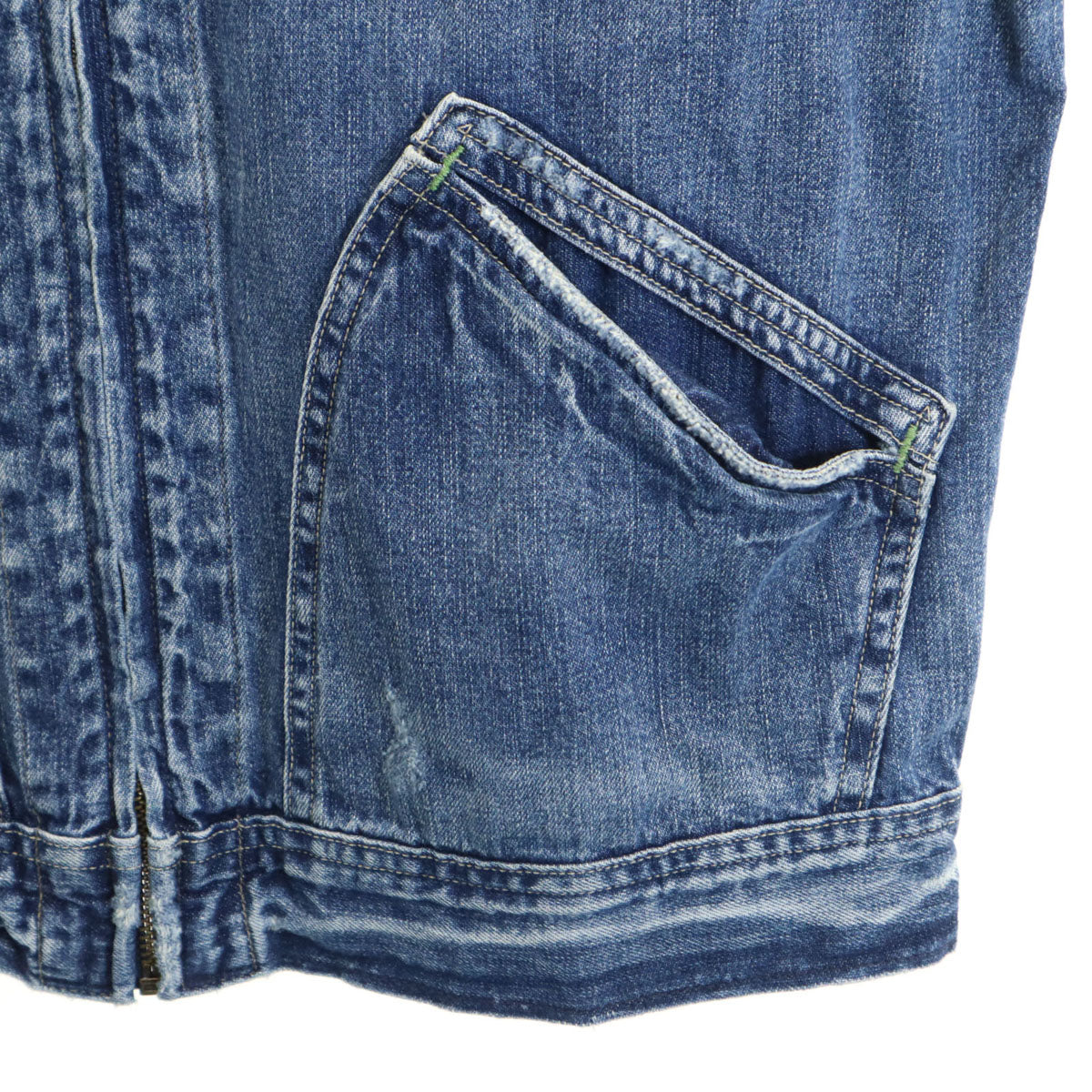 DENIMU&SUPPLY RALPH LAUREN デニムアンドサプライ ラルフローレン フルジップ デニムジャケット M ブルー系 ジージャン メンズ