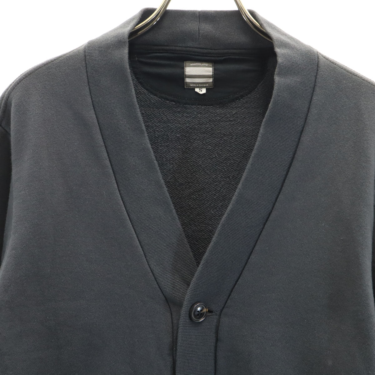 MOMOTARO JEANS 桃太郎ジーンズ 長袖 カーディガン S グレー メンズ