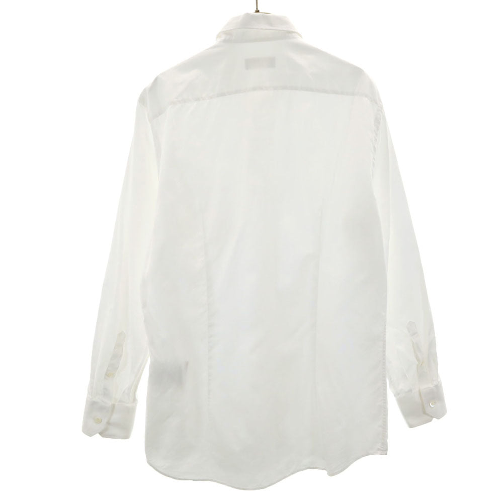 PRADA プラダ 2020年モデル イタリア製 長袖 ボタンダウンシャツ 42 ホワイト メンズ