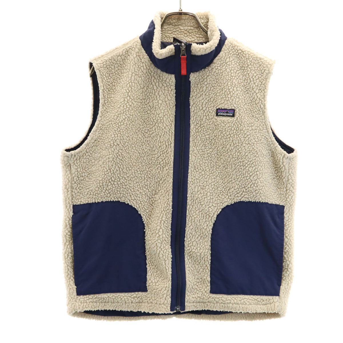 patagonia パタゴニア フリース ベスト XXL 16-18 ベージュ 65619FA19 アウトドア キッズ