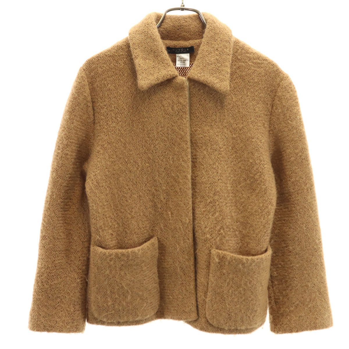 NUVOLA ヌヴォラ イタリア製 ニットジャケット 40 ブラウン レディース