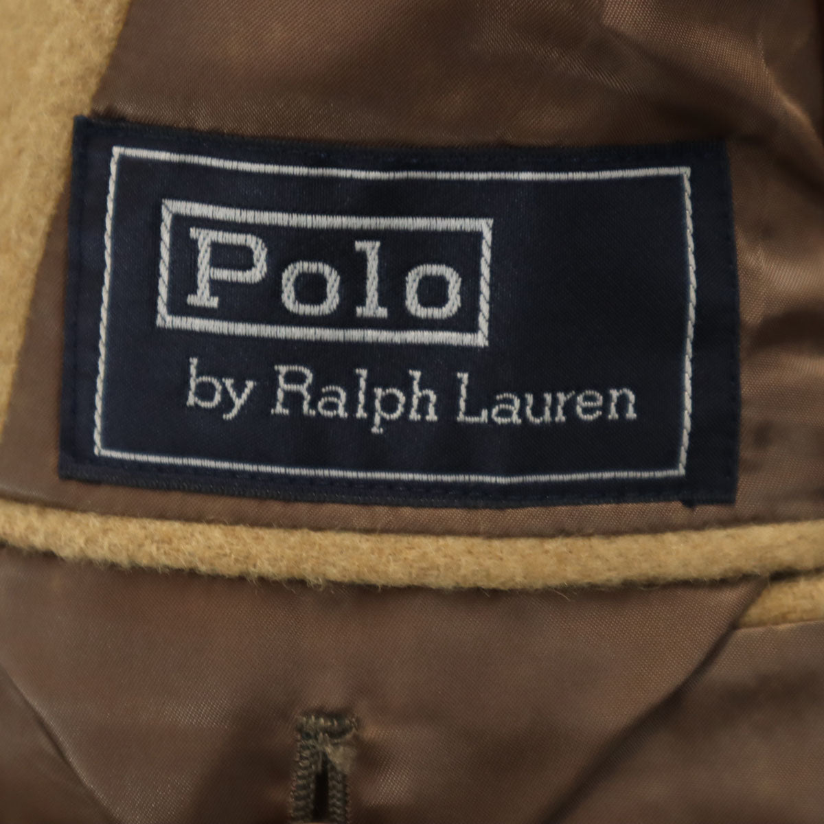 Polo by Ralph Lauren ポロバイラルフローレン 90s オールド フラノウール テーラードジャケット 92-80-170 ベージュ メンズ