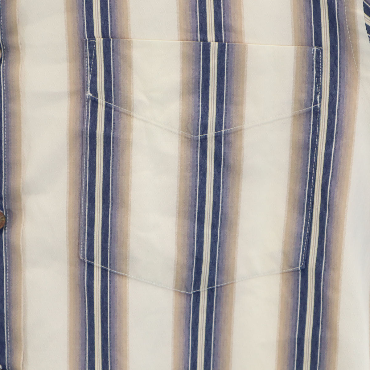 Paul Smith LONDON ポールスミスロンドン ストライプ柄 長袖 シャツ M アイボリー メンズ