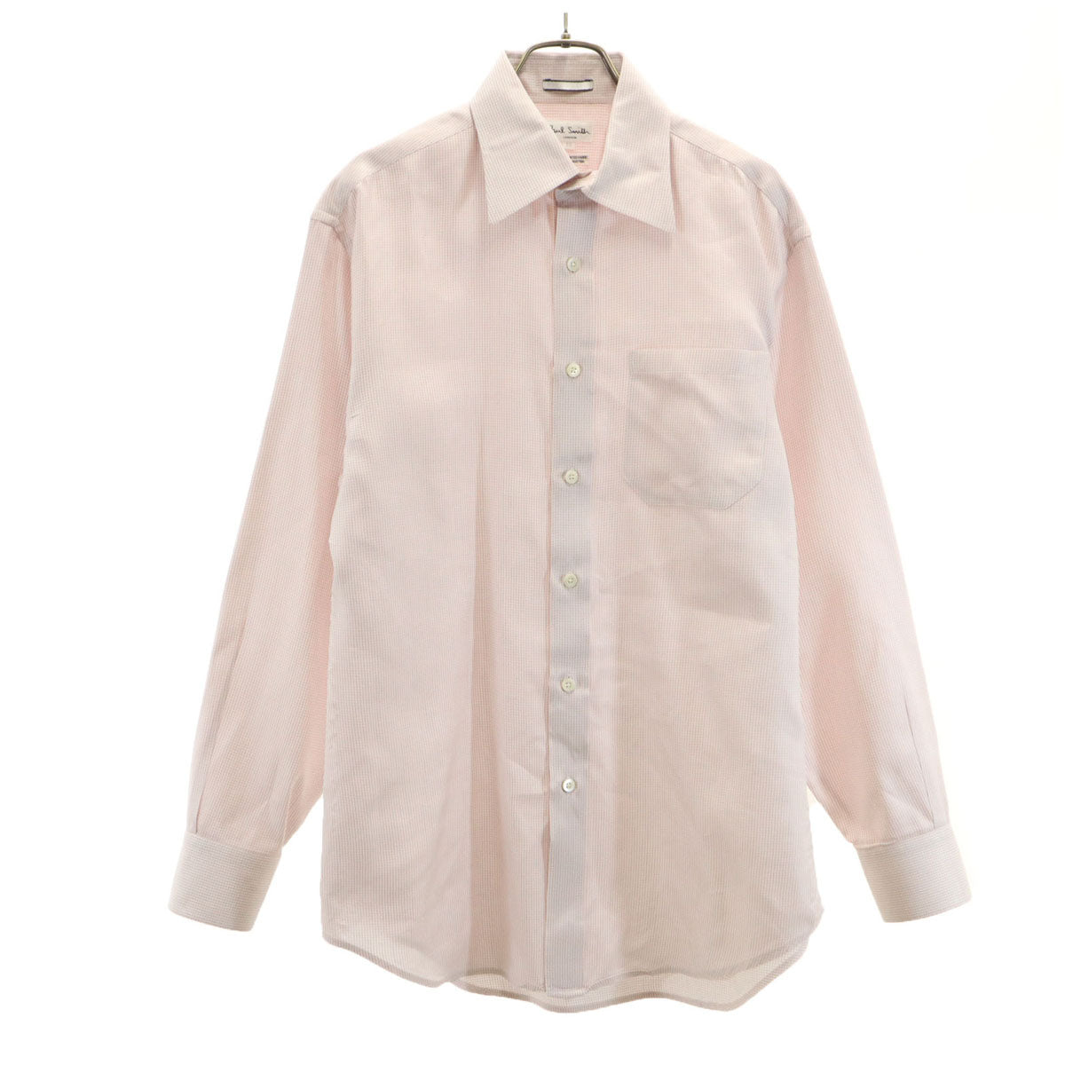 Paul Smith LONDON ポールスミスロンドン 総柄 長袖 シャツ M ピンク メンズ