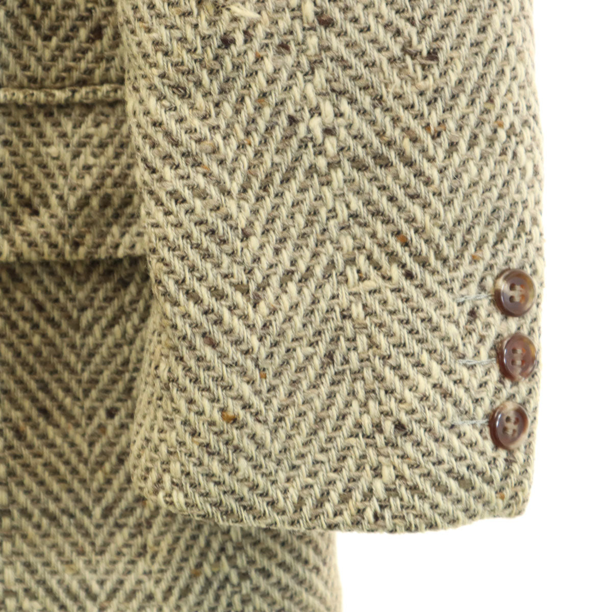 GIVENCHY ジバンシィ 90s オールド 総柄 テーラードジャケット ベージュ メンズ