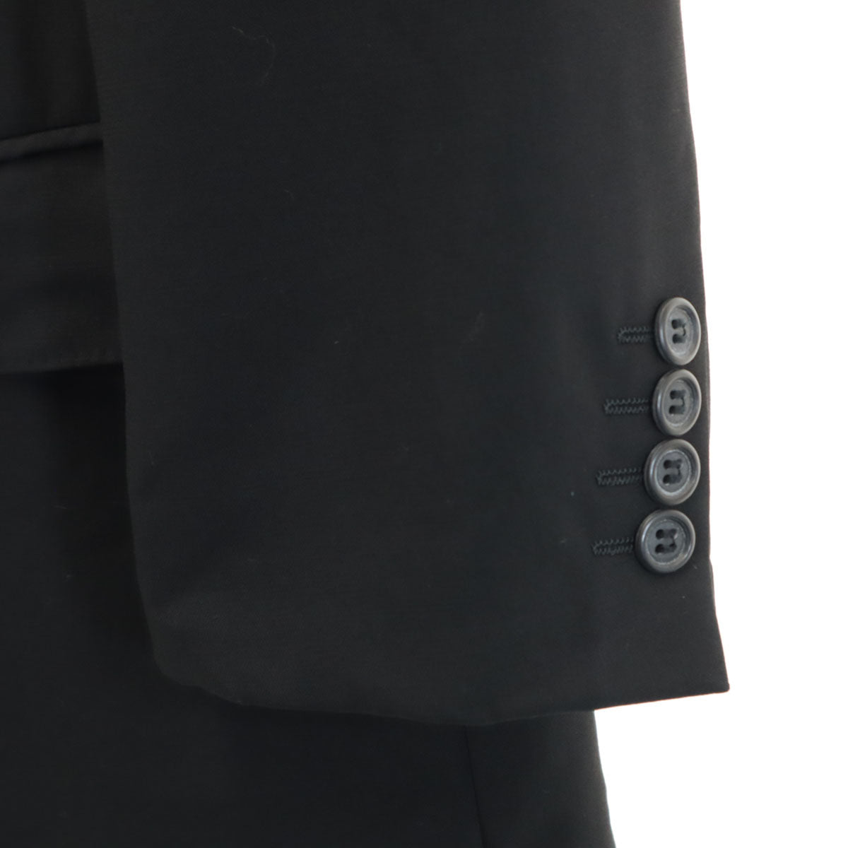 GIVENCHY ジバンシィ 90s ウール オールド テーラードジャケット BE3 黒 メンズ